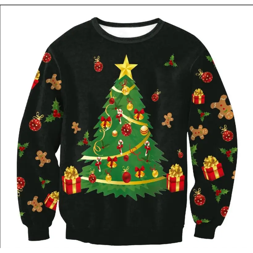 UGLY CHRISTMAS SWEATER Vacation Santa Elf Funny Womens Men Sweaters Tops Autumn Winter Clothing Beyond Trends Hub