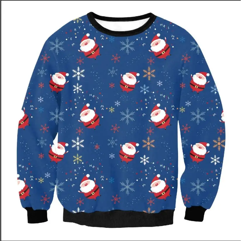 UGLY CHRISTMAS SWEATER Vacation Santa Elf Funny Womens Men Sweaters Tops Autumn Winter Clothing Beyond Trends Hub