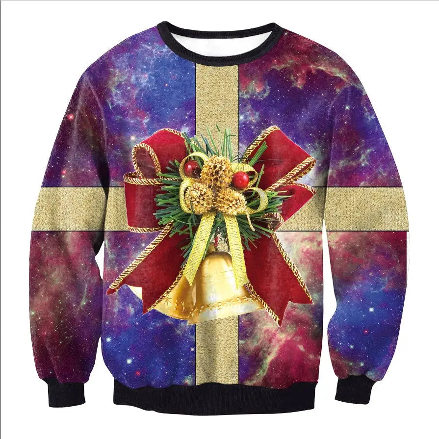 UGLY CHRISTMAS SWEATER Vacation Santa Elf Funny Womens Men Sweaters Tops Autumn Winter Clothing Beyond Trends Hub