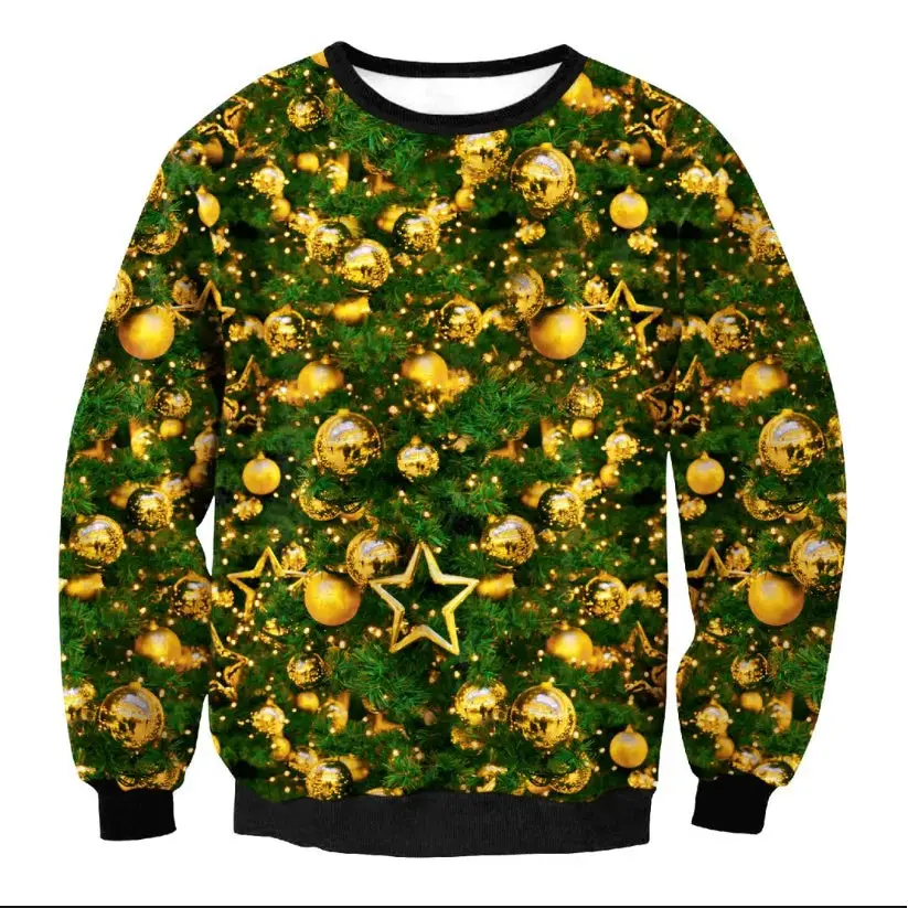 UGLY CHRISTMAS SWEATER Vacation Santa Elf Funny Womens Men Sweaters Tops Autumn Winter Clothing Beyond Trends Hub