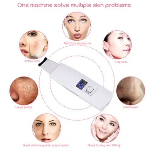 Ultrasonic Skin Scrubber Face Cleanser Blackhead Acne Removal Facial Spa Vibration Massager Ultrasound Peeling Clean Machine 394 Beyond Trends Hub