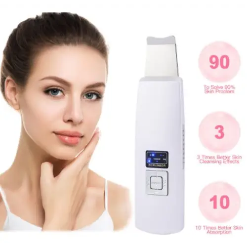Ultrasonic Skin Scrubber Face Cleanser Blackhead Acne Removal Facial Spa Vibration Massager Ultrasound Peeling Clean Machine 394 Beyond Trends Hub