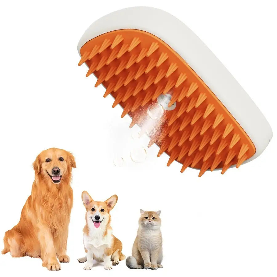 USB Rechargeable Pets Steam Brush Spray Massage Comb Pet Grooming Tools Cat Steam Comb Pet Products Beyond Trends Hub