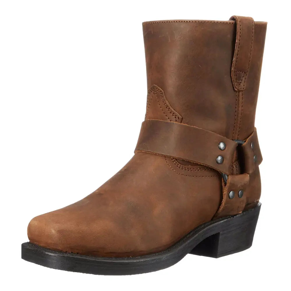 Versatile Men's Casual Leather Retro Short Boots Beyond Trends Hub