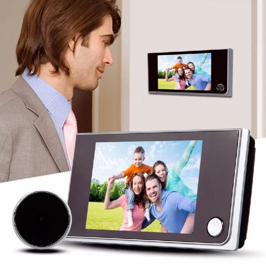 Video Door Mirror Intelligent High-definition Electronic Peephole Surveillance Camera - Beyond Trends Hub 