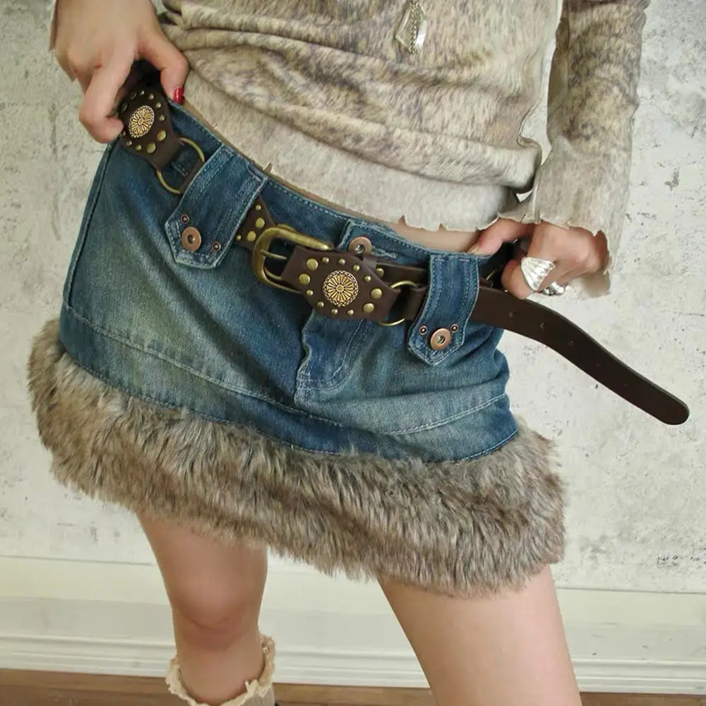 Vintage Belts For Both Men And Women With Handsome Riveted Metal Buckle Punk Hip Hop Fashion Accessories - 4