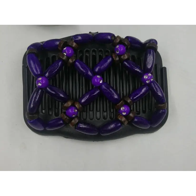 Vintage Elastic Hairpin Stretch Hair Comb Hot Sales Beaded Hair Magic Comb Clip Beads Pin Ladies Hair Accessories Beyond Trends Hub