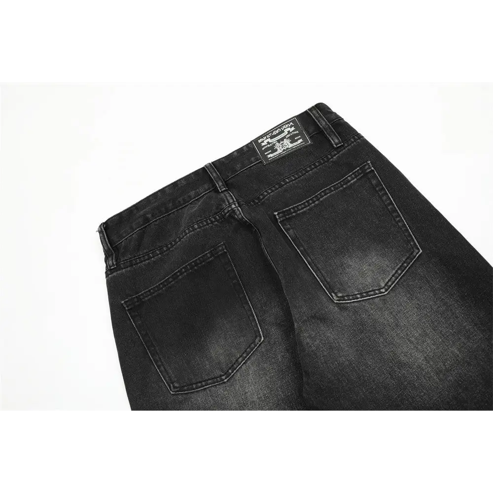 Vintage Fashion Denim Trousers For Men