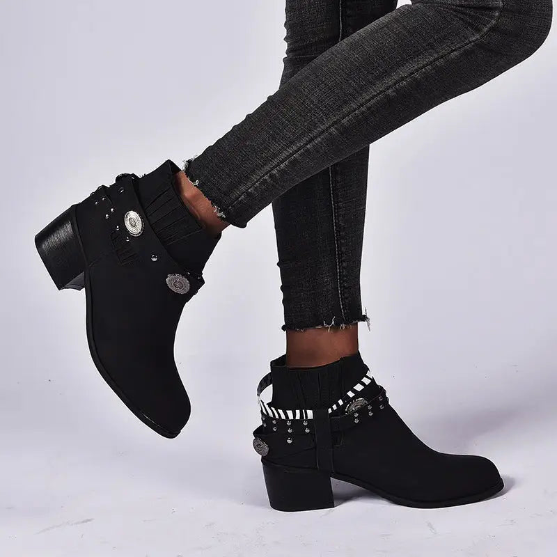 Vintage Women’s Shoes Ladies Fashion Single Shoes