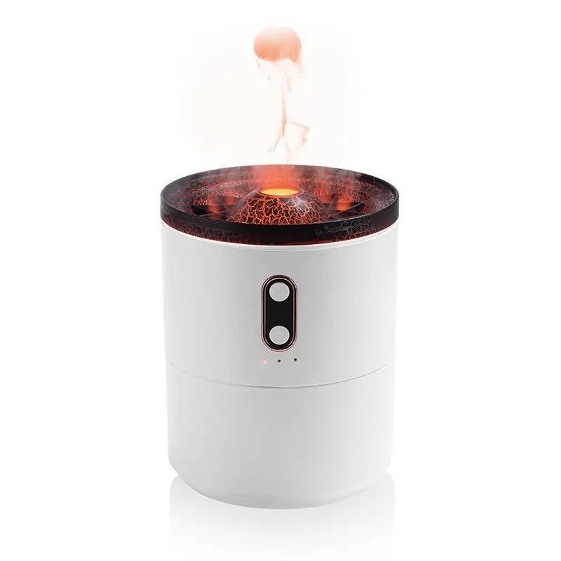 Volcanic Flame Aroma Essential Oil Diffuser USB Portable Jellyfish Air Humidifier Night Light Lamp Fragrance Humidifier Beyond Trends Hub