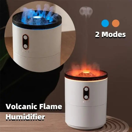 Volcanic Flame Aroma Essential Oil Diffuser USB Portable Jellyfish Air Humidifier Night Light Lamp Fragrance Humidifier Beyond Trends Hub