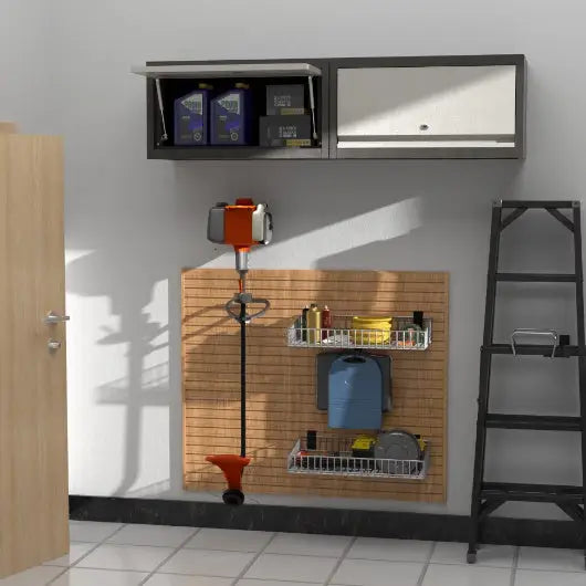 Wall-mounted Lockers - Black and white - 5