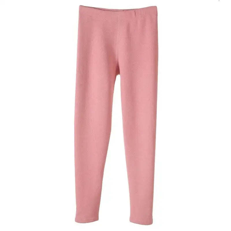 Warm Cashmere Leggings Winter Solid Slim Pants Fashion Trousers For Women Clothing - 4