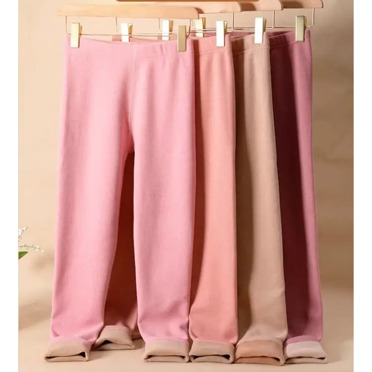 Warm Cashmere Leggings Winter Solid Slim Pants Fashion Trousers For Women Clothing - 4