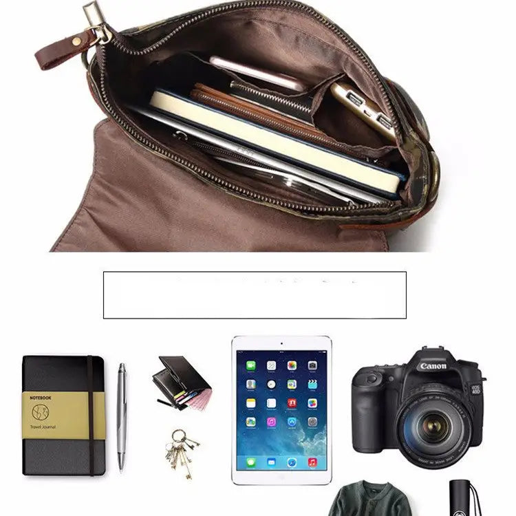 Waterproof Canvas Shoulder Messenger Bag Beyond Trends Hub
