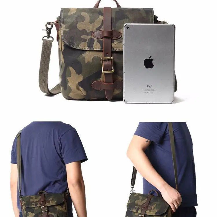 Waterproof Canvas Shoulder Messenger Bag Beyond Trends Hub
