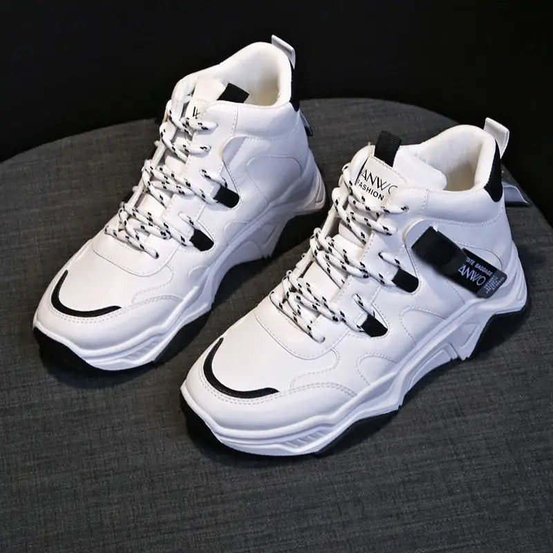 White Running Women Chunky Sport Shoes Woman Spring Summer Platform Sneakers Beyond Trends Hub