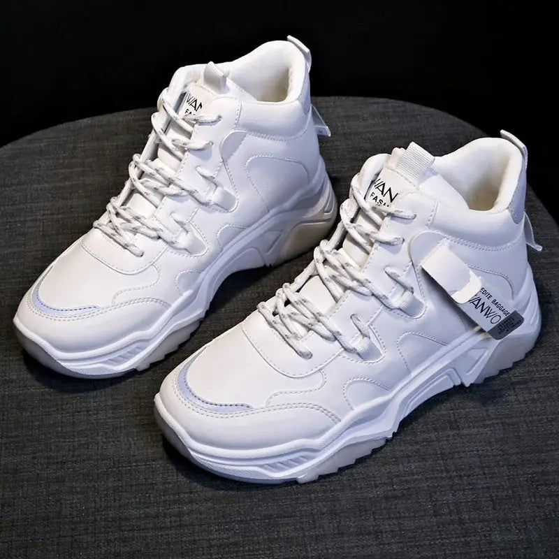 White Running Women Chunky Sport Shoes Woman Spring Summer Platform Sneakers Beyond Trends Hub