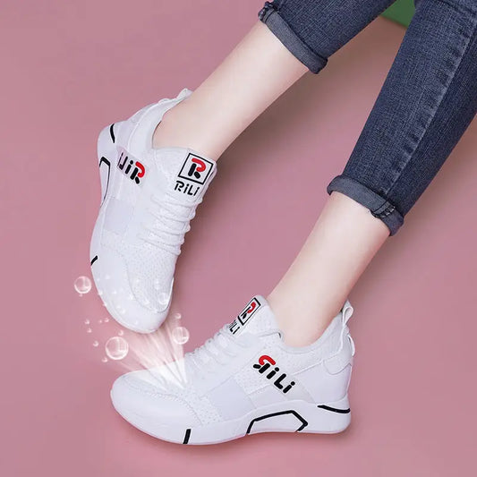 White women's shoes breathable running shoes Beyond Trends Hub
