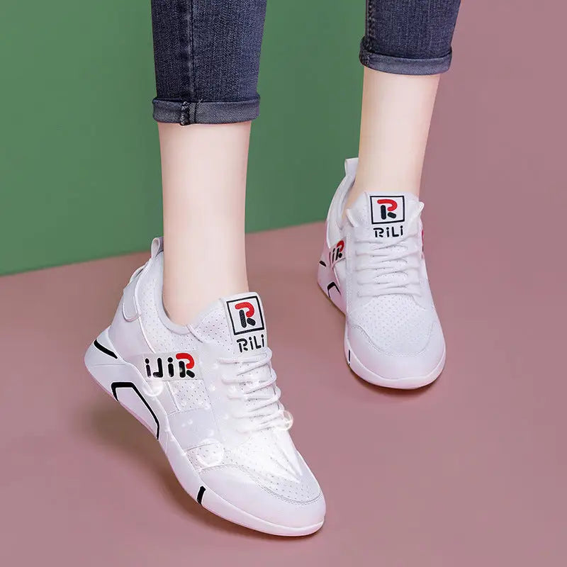White women's shoes breathable running shoes Beyond Trends Hub