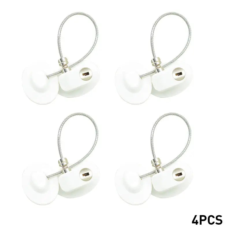Window Security Chain Lock Window Cable Lock Restrictor Multifunctional Window Lock Door Security Guard for Baby Safety 1Pcs - Beyond Trends Hub 
