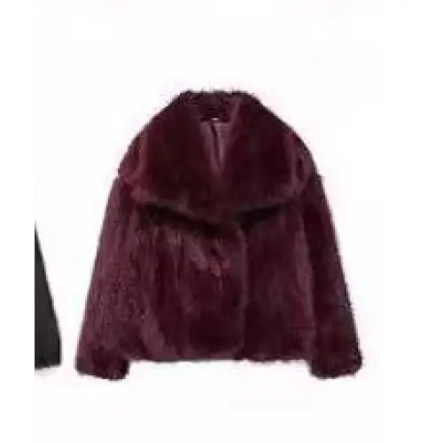 Winter Plush Coat Fashion Thicken Lapel Outwear Casual Long Sleeve Tops Womens Clothing Beyond Trends Hub