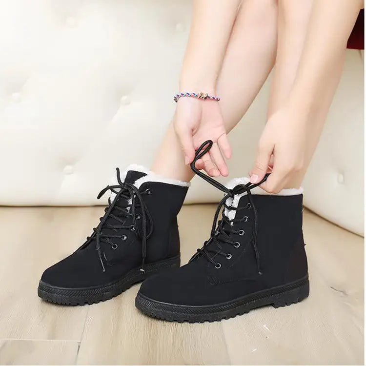 Winter Snow Boots With Warm Plush Ankle Boots For Women Shoes Beyond Trends Hub