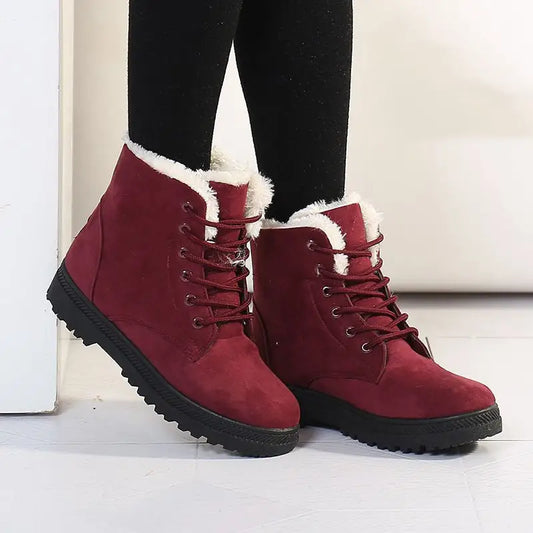 Winter Snow Boots With Warm Plush Ankle Boots For Women Shoes Beyond Trends Hub