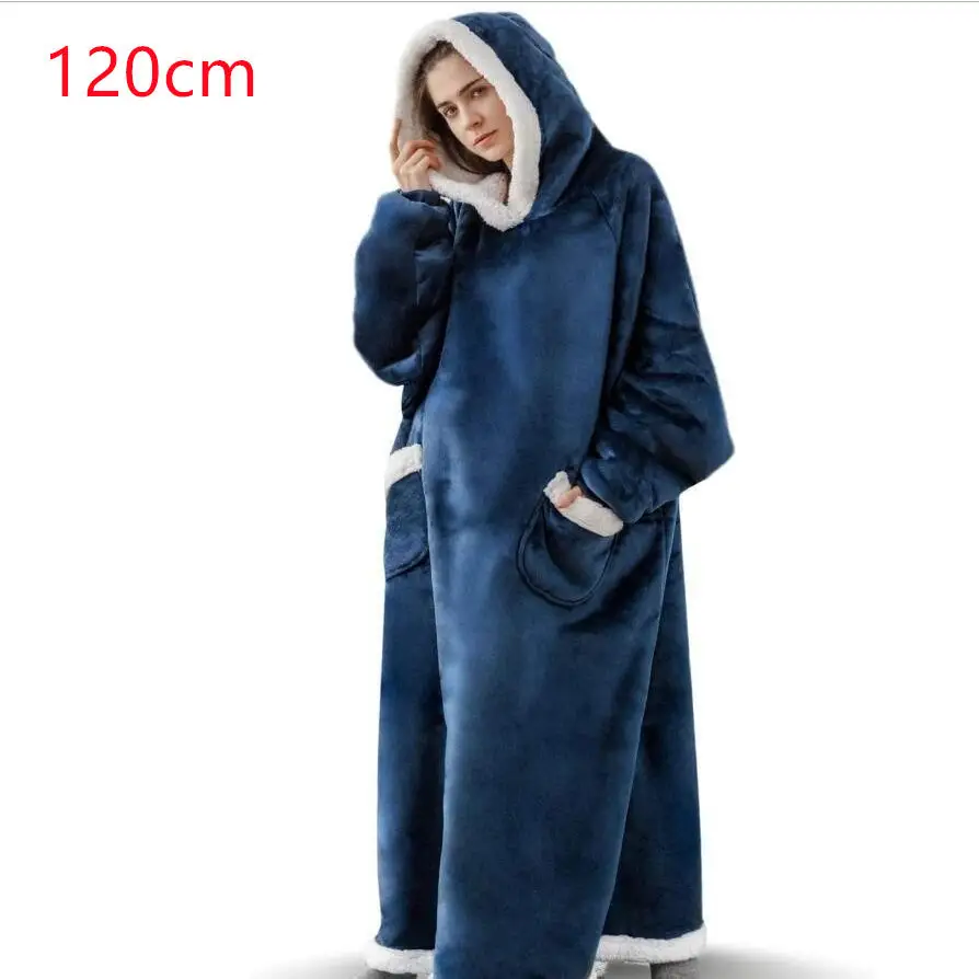 Winter TV Hoodie Blanket Winter Warm Home Clothes Women Men Oversized Pullover With Pockets Beyond Trends Hub