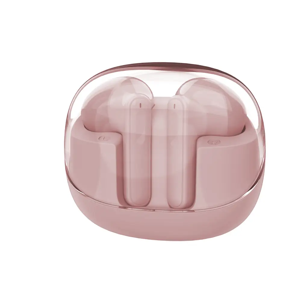 Wireless Bluetooth-compatible Headset Transparent Mini Bin