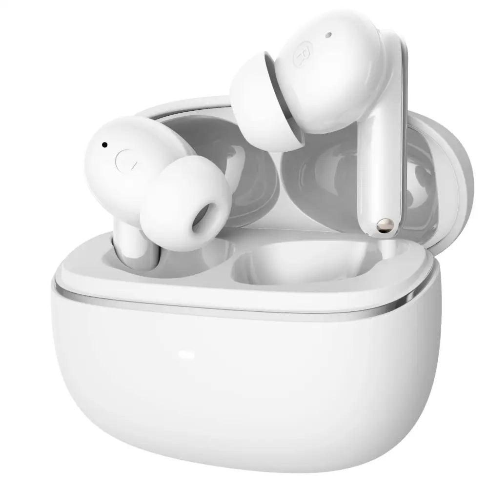 Wireless Bluetooth Noise Reduction In-ear Headphones - White / ANC and ENC