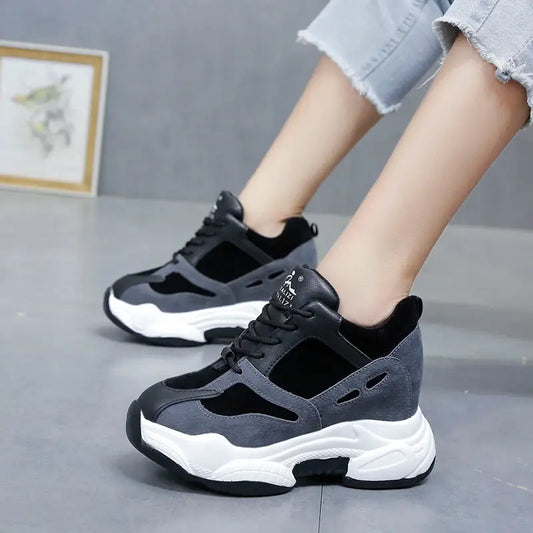 Woman Fashion Sneakers Platform Chunky Casual Shoes  New Designers Basket Female Vulcanized Shoes Women High Heels Beyond Trends Hub