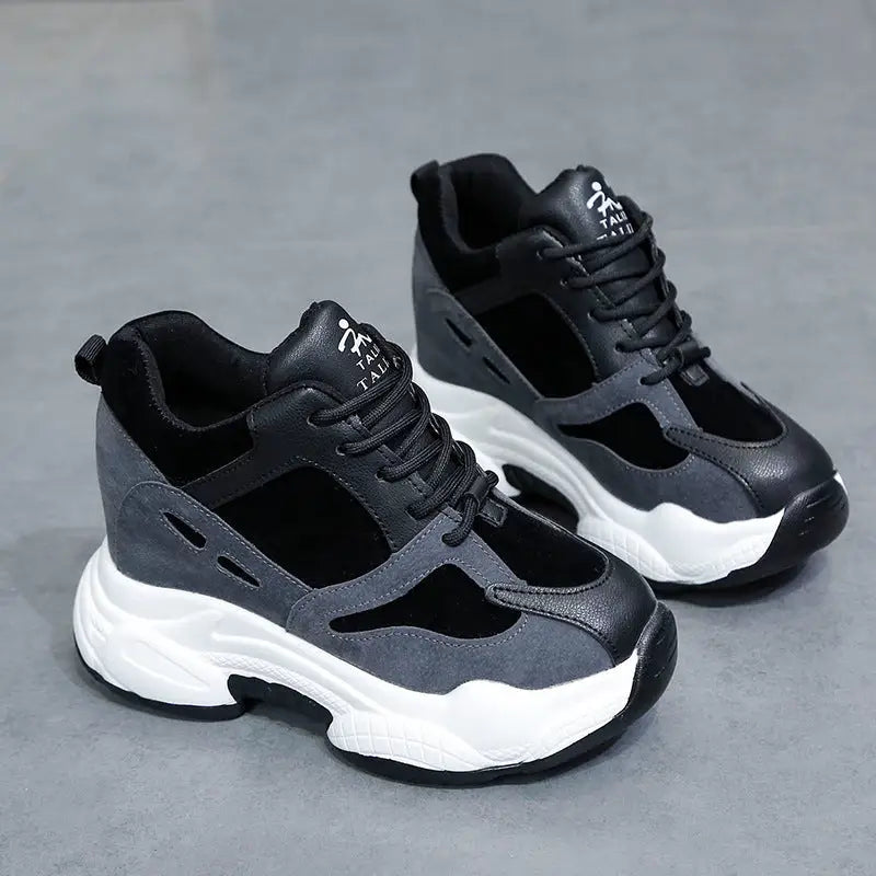 Woman Fashion Sneakers Platform Chunky Casual Shoes  New Designers Basket Female Vulcanized Shoes Women High Heels Beyond Trends Hub