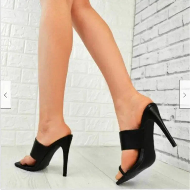 Woman Shoes European And American Foreign Trade Wish Fashion Stiletto High Heel Flip Flops Beyond Trends Hub