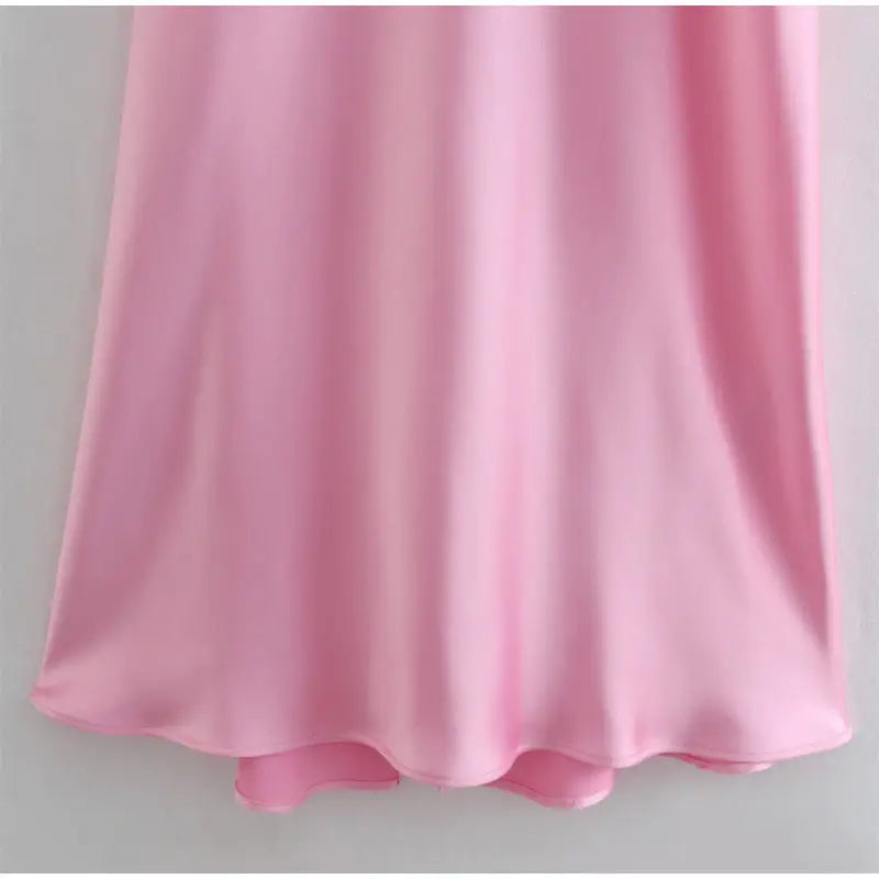 .Women Camis Satin Long Dresses Elegant Sleeveless Slip Holiday Party Dresses Sexy Casual Backless Summer Dresses
