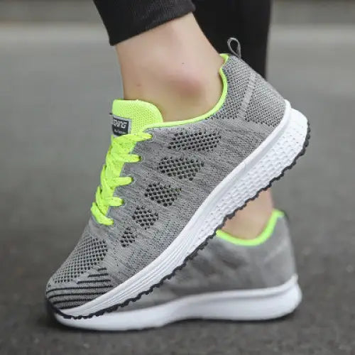 Women Casual Shoes Fashion Breathable Walking Mesh Flat Shoes Woman White Sneakers Women Tenis Feminino Female Shoes Beyond Trends Hub