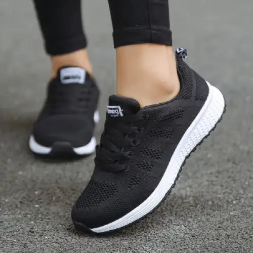 Women Casual Shoes Fashion Breathable Walking Mesh Flat Shoes Woman White Sneakers Women Tenis Feminino Female Shoes Beyond Trends Hub