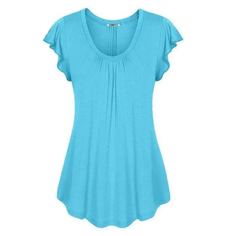 Women Dress Ladies Short Sleeves Shirts Plus Size 6xl Beyond Trends Hub