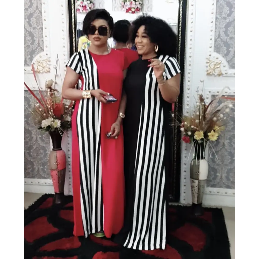 Women Dress Summer Loose Long Ladies Skirt African Clothing