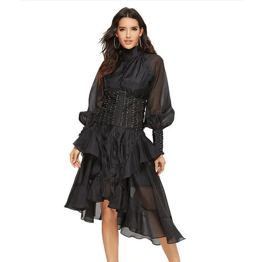 .Women Flower Printed Party Dresses