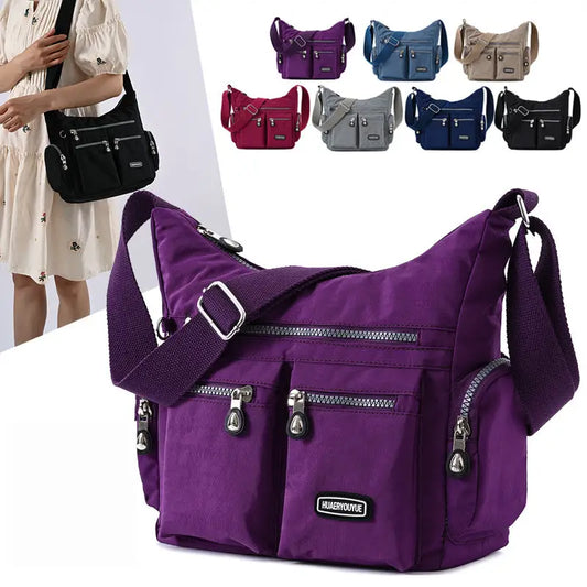 Women Shoulder Bags Multiple Pockets Waterproof Crossbody Bags - Beyond Trends Hub 