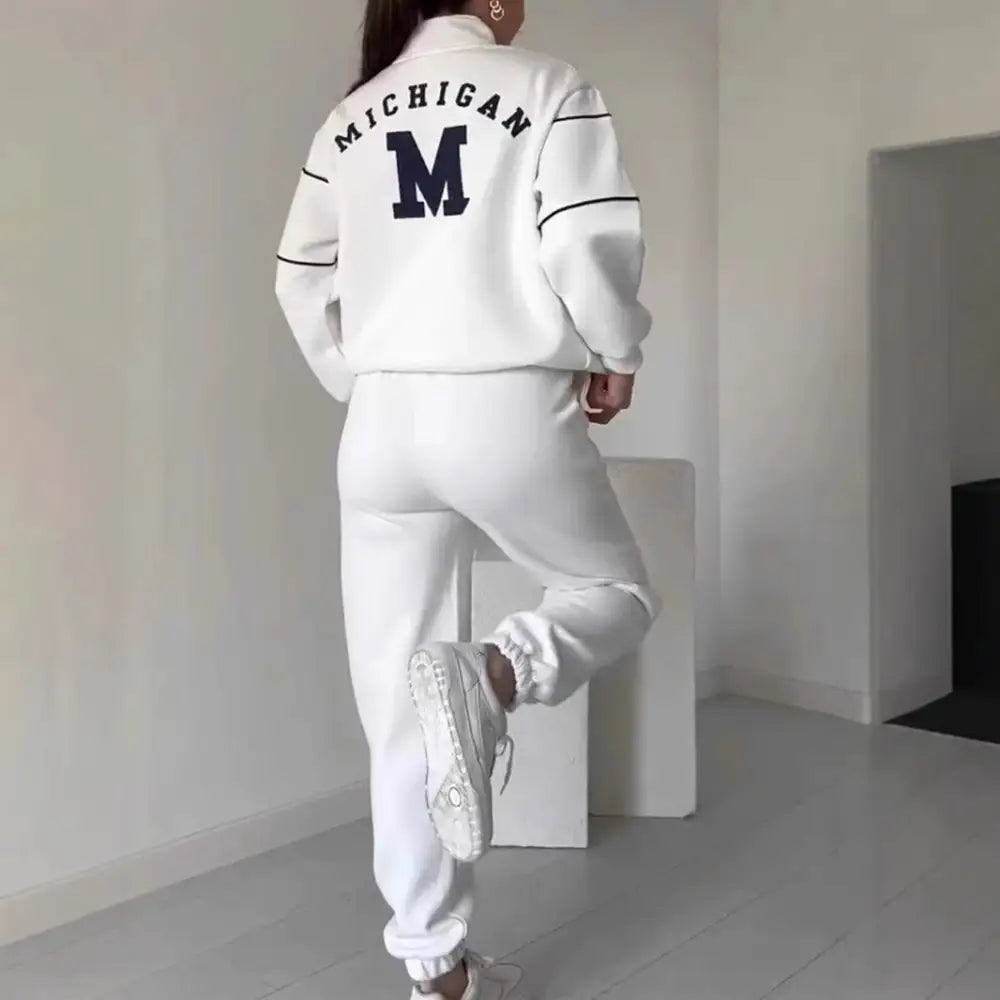 Womens 2 Piece Outfits Lounge Hoodless Pullover Sweatshirt Sweatsuit Sets Sweatshirt Baggy Fashion Sweatpants