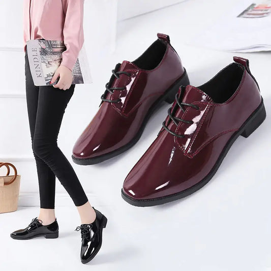 Women's All-match Flat Low Heel Vintage Leather Shoes Beyond Trends Hub