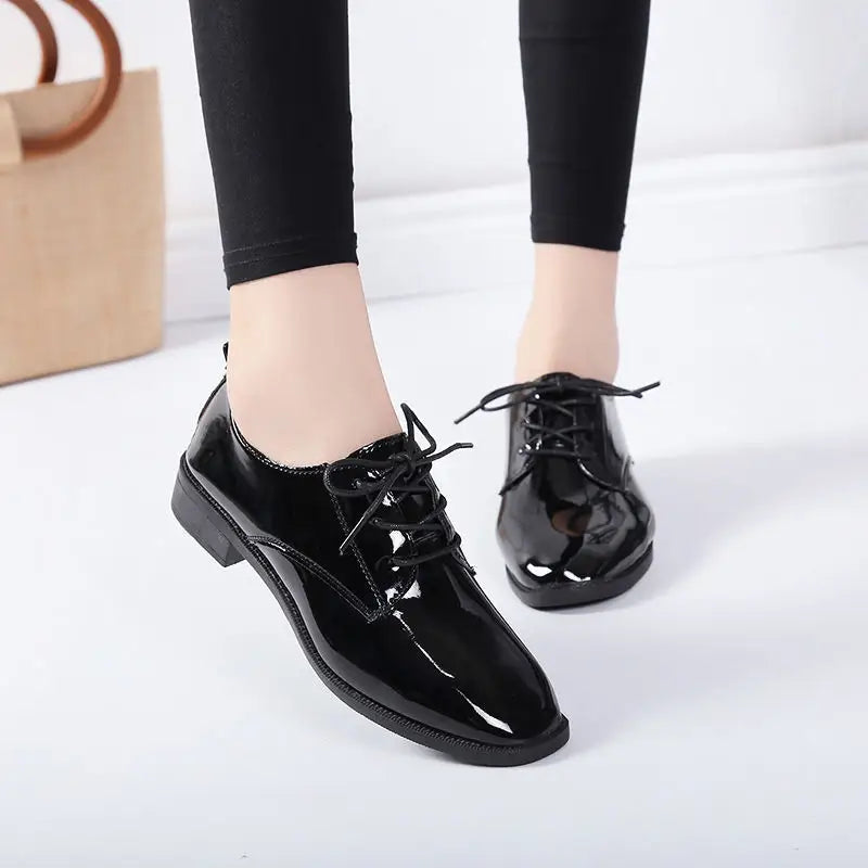 Women's All-match Flat Low Heel Vintage Leather Shoes Beyond Trends Hub