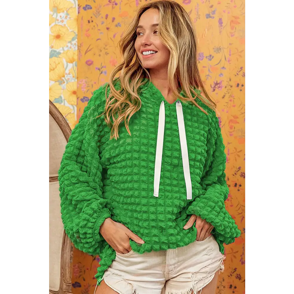 Women's Bubbles Hoodie Fashion Casual Loose Long Sleeve Hooded Sweater Beyond Trends Hub