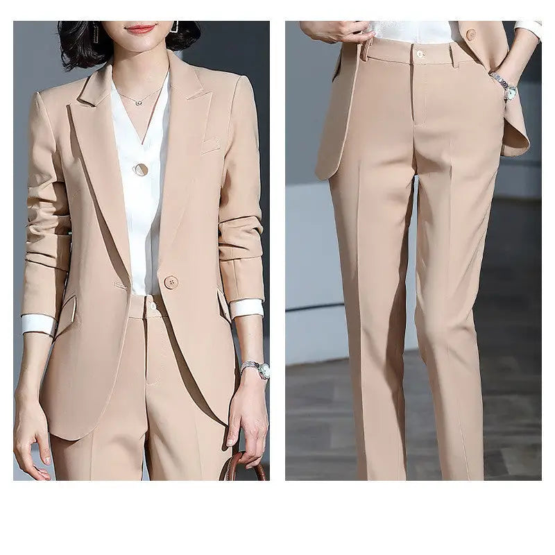 Women’s business suits - Apricot / Pants suit / M
