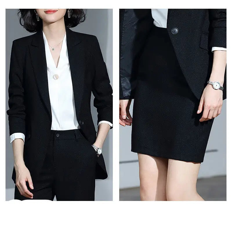 Women’s business suits - Black / Dress suit / XL