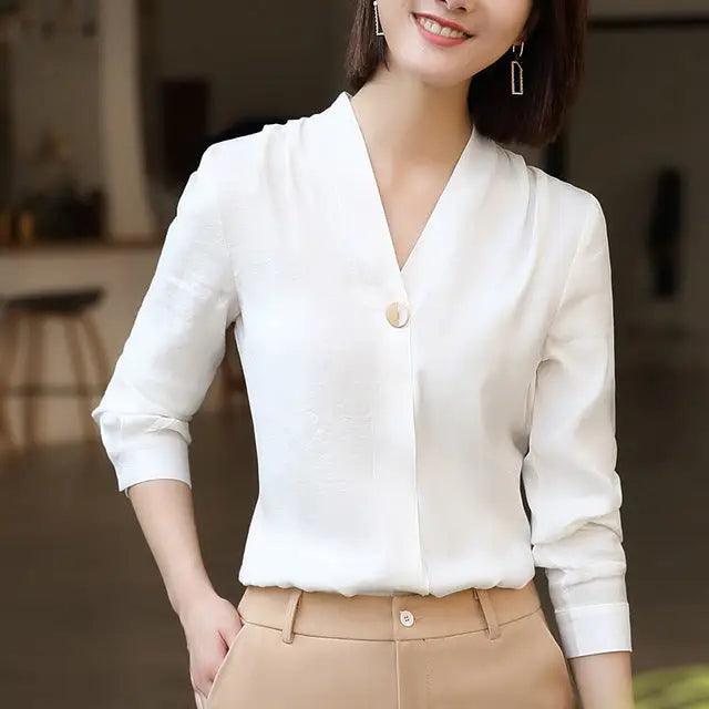Women’s business suits - White / Shirt / M