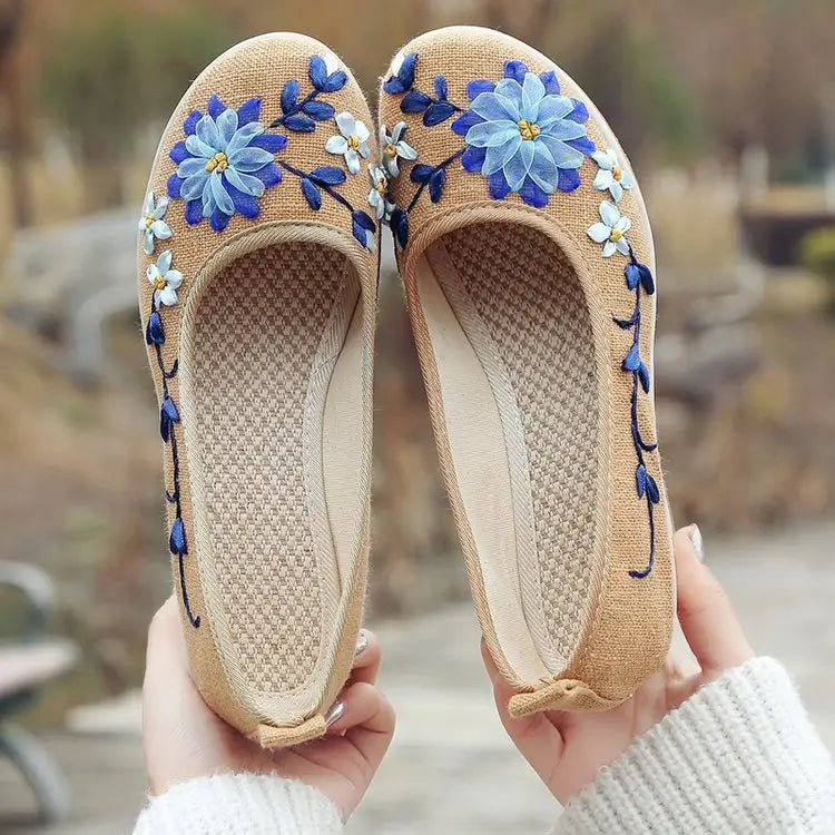Women’s canvas shoes - Beige / 39