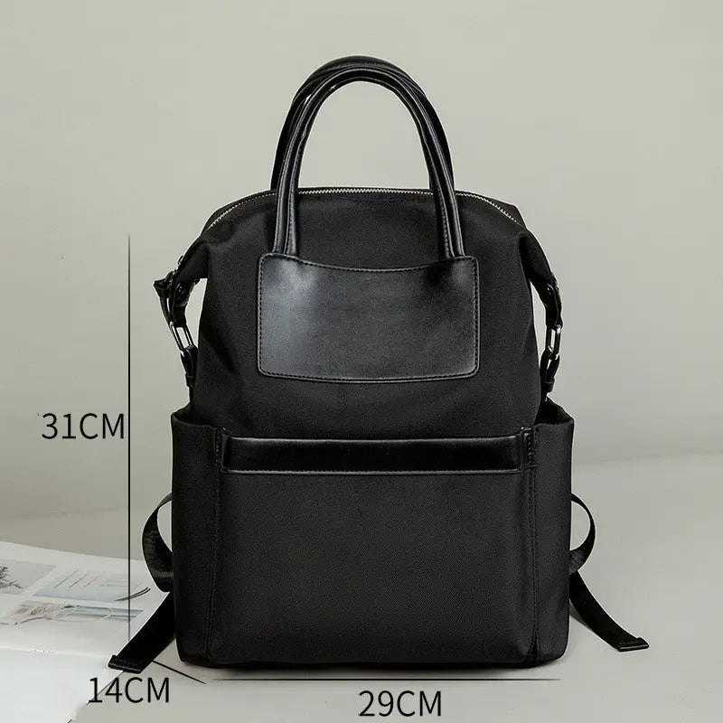Women's Casual Backpack With Hand-hold Design Lightweight And Waterproof Commuting Travel Computer Bag Large Capacity Handbag - Beyond Trends Hub 